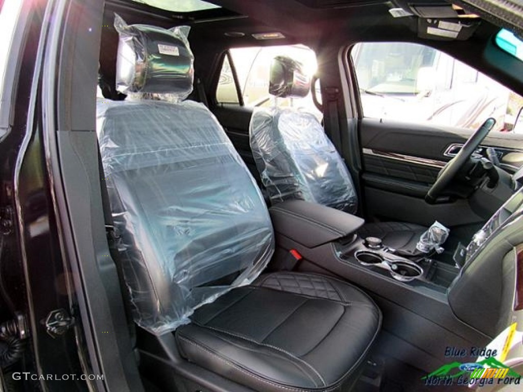 2017 Explorer Platinum 4WD - Shadow Black / Ebony Black photo #12