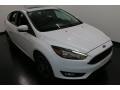 2017 Oxford White Ford Focus SEL Hatch  photo #8