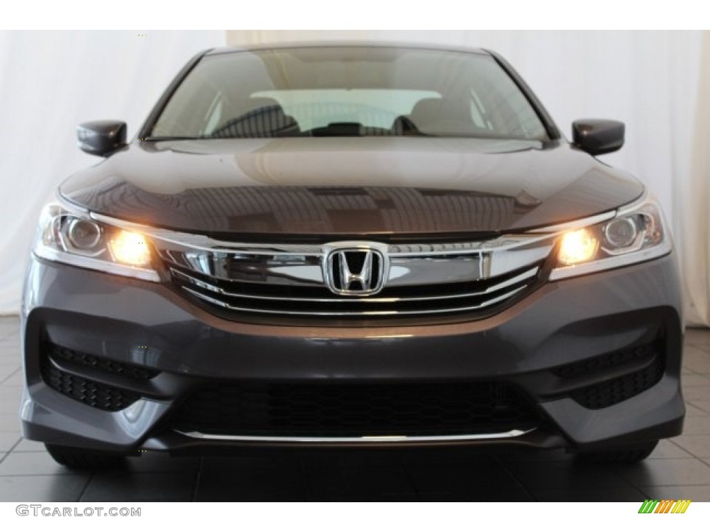 2017 Accord LX Sedan - Modern Steel Metallic / Black photo #4