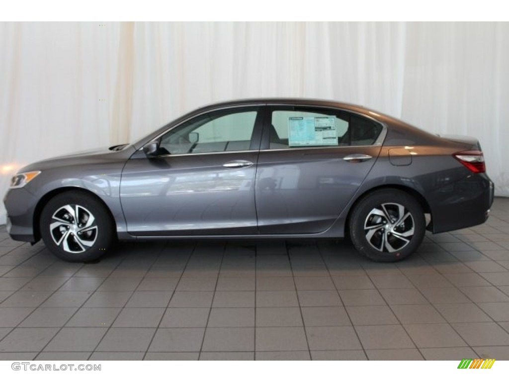 2017 Accord LX Sedan - Modern Steel Metallic / Black photo #5