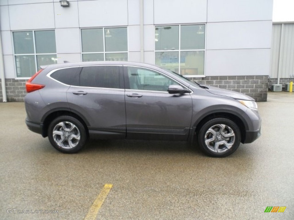 2017 CR-V EX-L AWD - Gunmetal Metallic / Gray photo #2