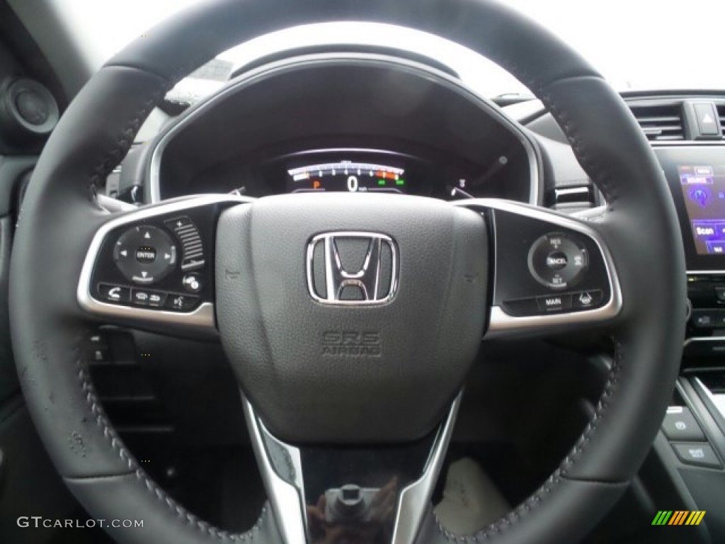 2017 CR-V EX-L AWD - Gunmetal Metallic / Gray photo #12