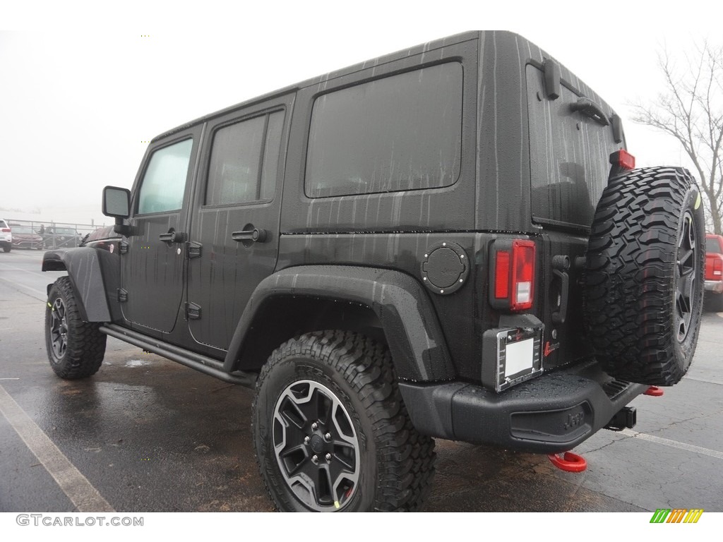 2017 Wrangler Unlimited Rubicon Hard Rock 4x4 - Black / Black photo #2