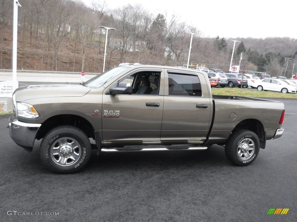 2014 2500 Tradesman Crew Cab 4x4 - Prairie Pearl Coat / Black/Diesel Gray photo #9