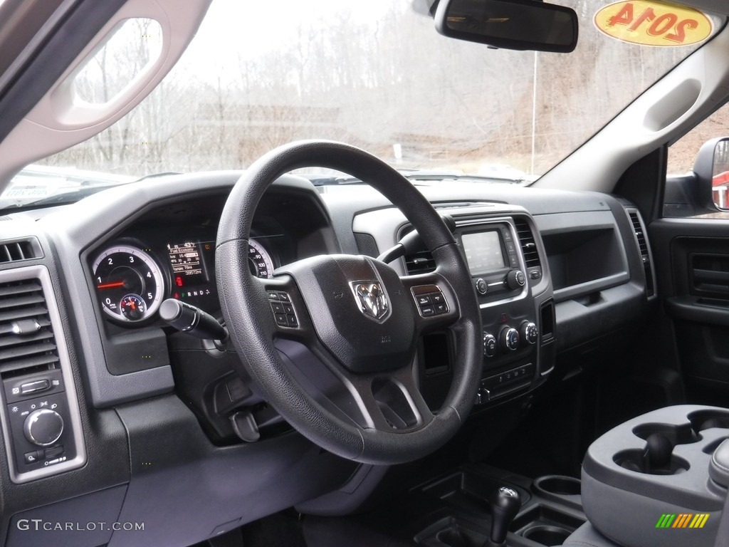 2014 2500 Tradesman Crew Cab 4x4 - Prairie Pearl Coat / Black/Diesel Gray photo #17