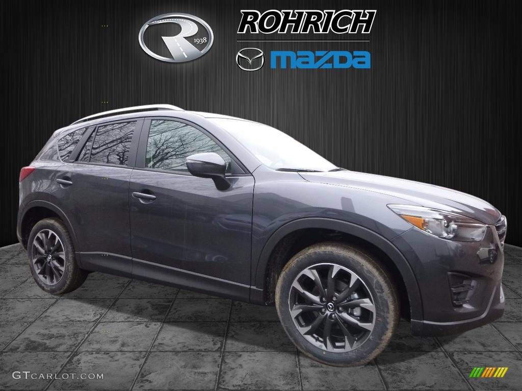 2016 CX-5 Grand Touring - Meteor Gray Mica / Black photo #1