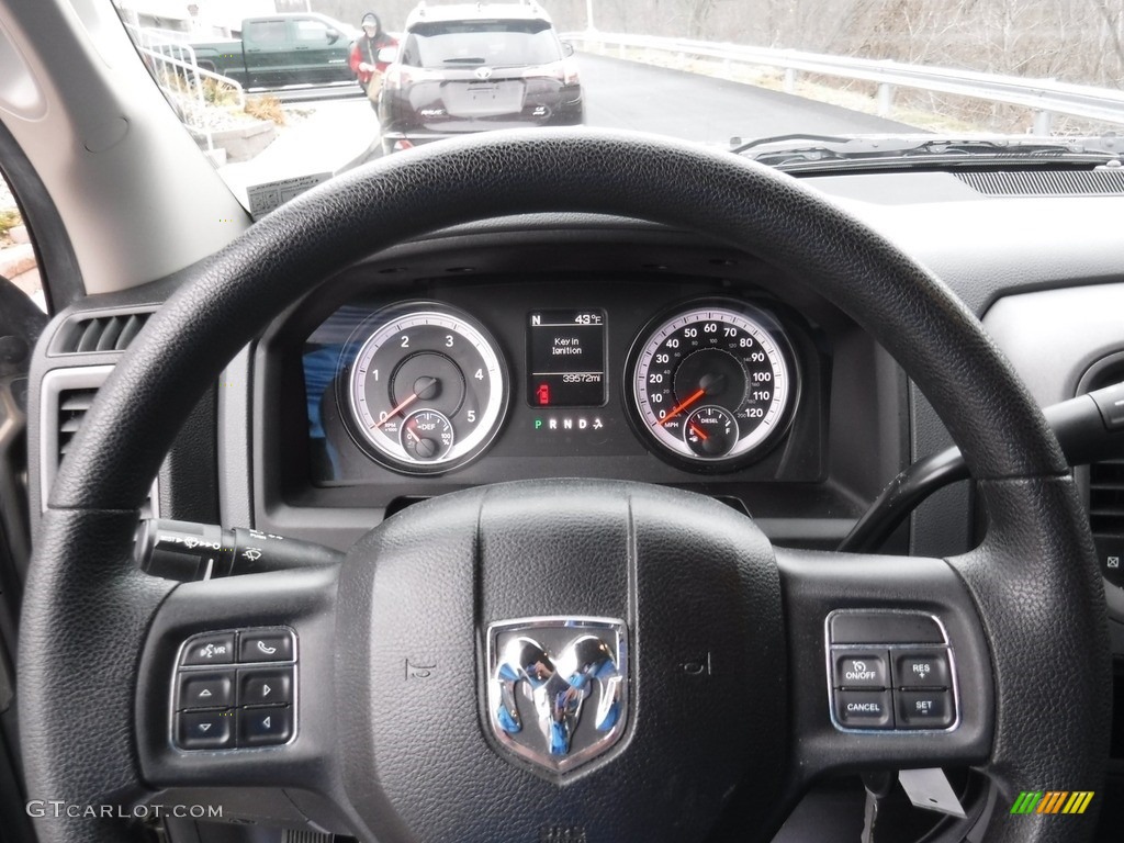 2014 2500 Tradesman Crew Cab 4x4 - Prairie Pearl Coat / Black/Diesel Gray photo #25