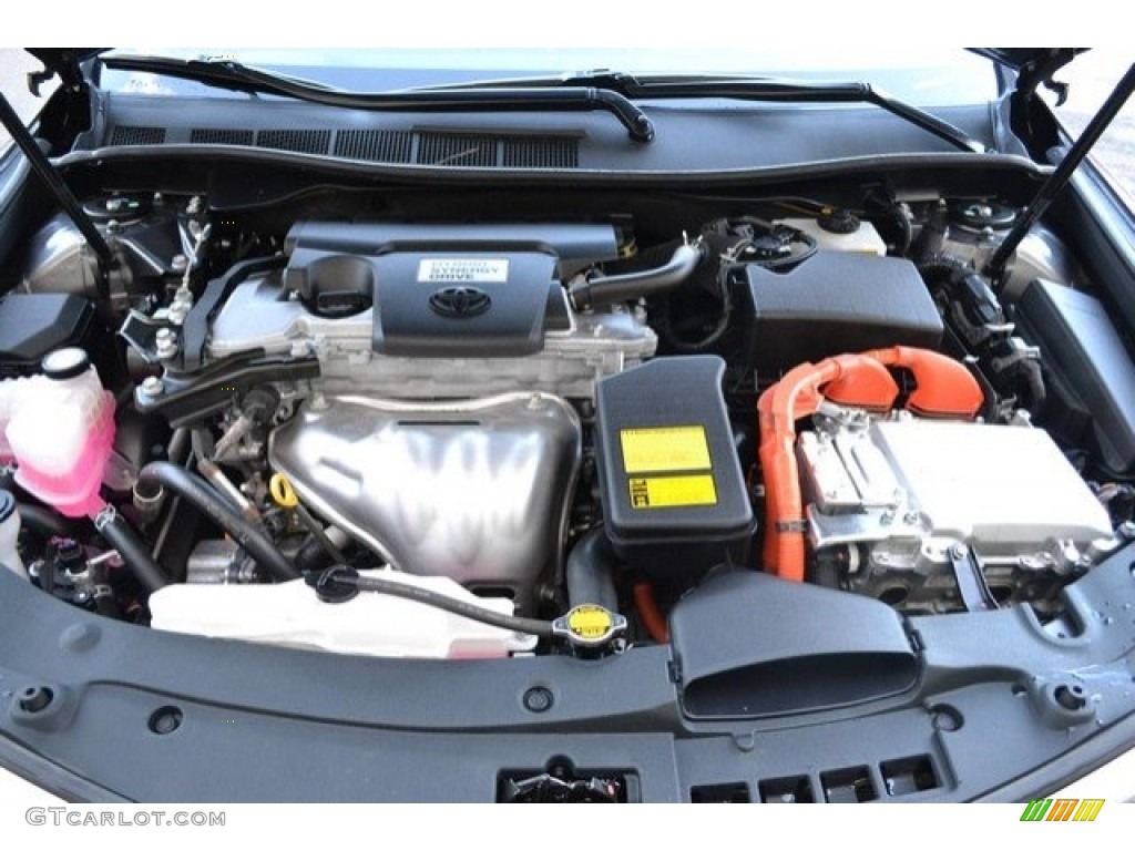 2013 Camry Hybrid XLE - Magnetic Gray Metallic / Light Gray photo #24