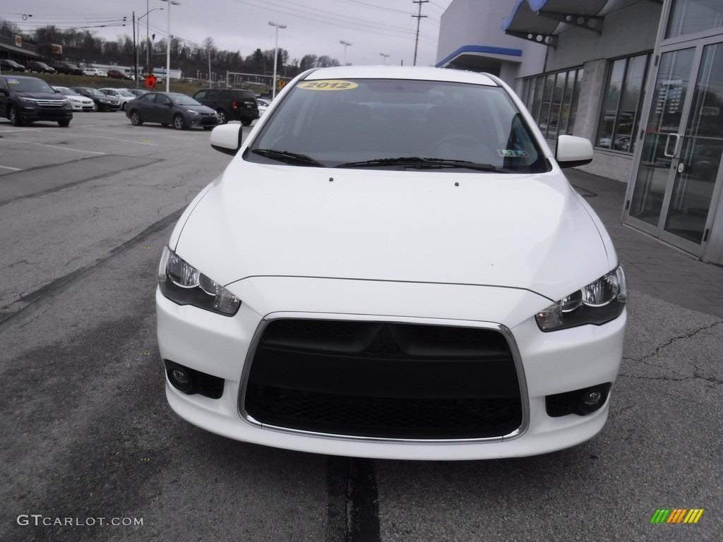 2012 Lancer GT - Wicked White / Black photo #5