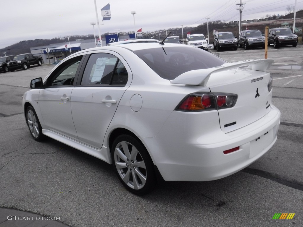2012 Lancer GT - Wicked White / Black photo #8