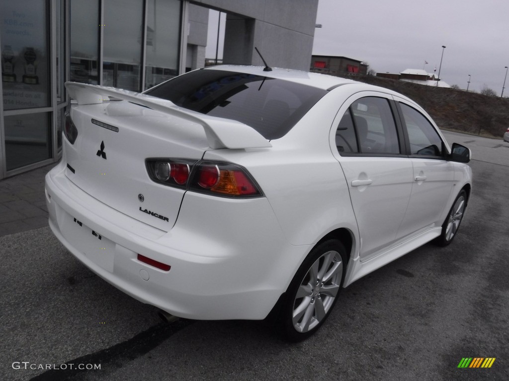 2012 Lancer GT - Wicked White / Black photo #10