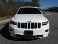 2014 Bright White Jeep Grand Cherokee Overland 4x4  photo #3