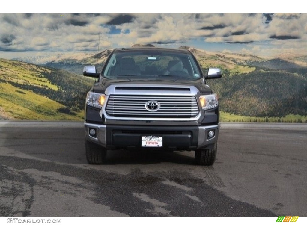 2017 Tundra Limited CrewMax 4x4 - Midnight Black Metallic / Graphite photo #2