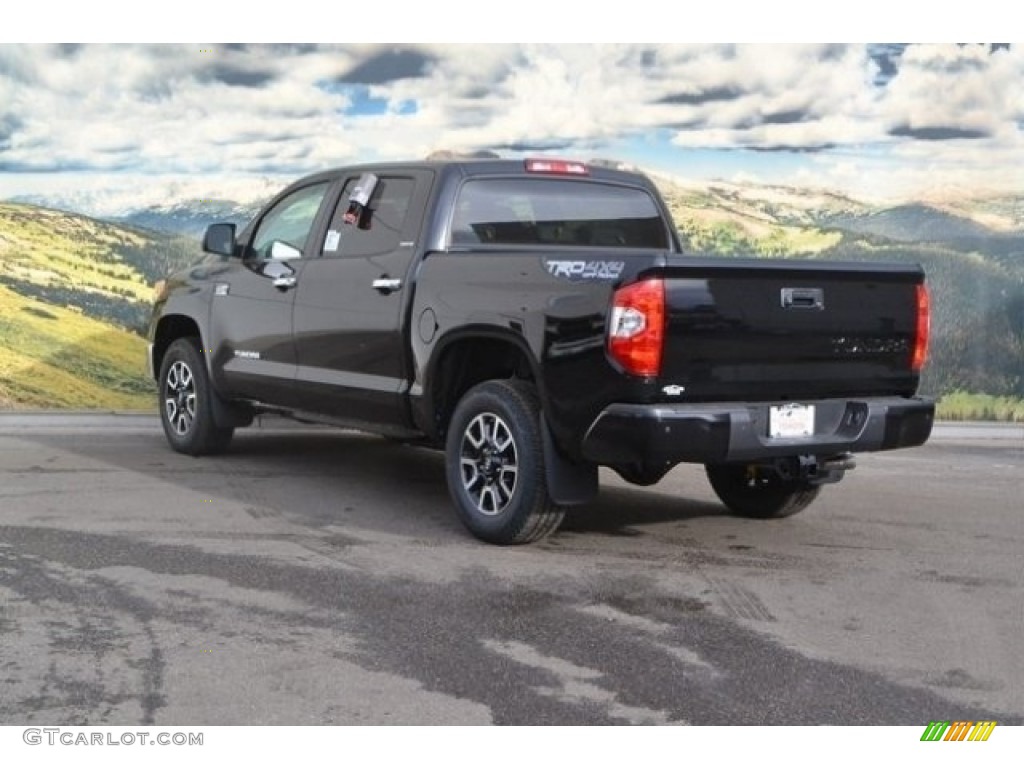 2017 Tundra Limited CrewMax 4x4 - Midnight Black Metallic / Graphite photo #3