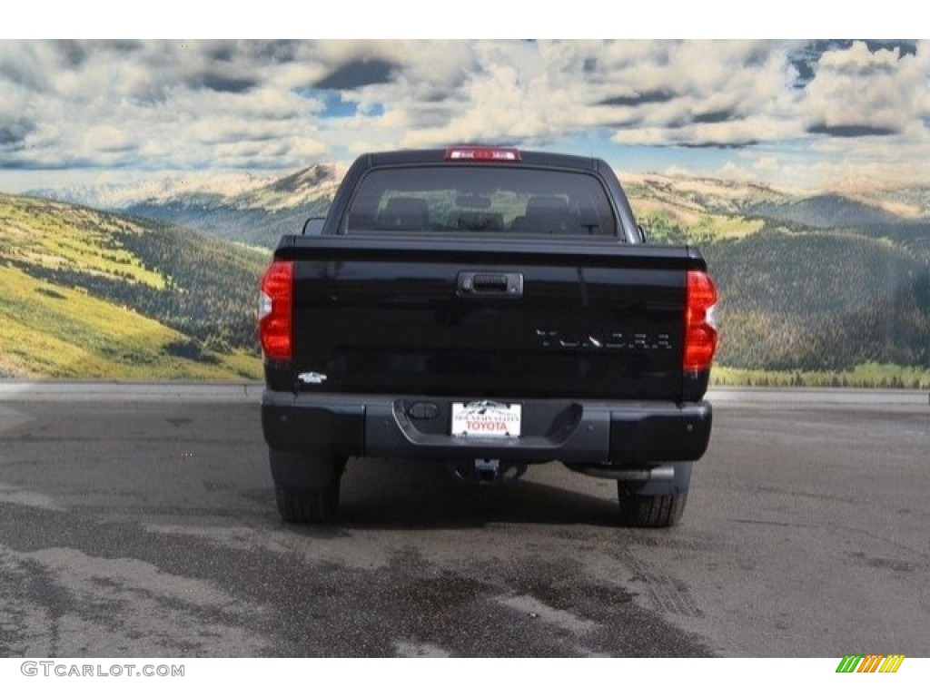 2017 Tundra Limited CrewMax 4x4 - Midnight Black Metallic / Graphite photo #4