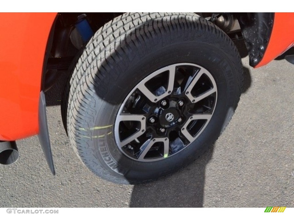 2017 Tundra Limited CrewMax 4x4 - Inferno Orange / Black photo #9