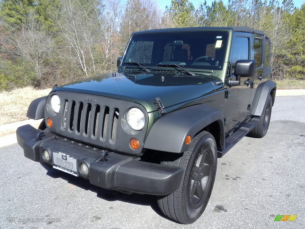 2007 Wrangler Unlimited X - Jeep Green Metallic / Dark Slate Gray/Medium Slate Gray photo #2