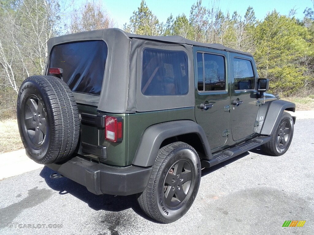 2007 Wrangler Unlimited X - Jeep Green Metallic / Dark Slate Gray/Medium Slate Gray photo #6