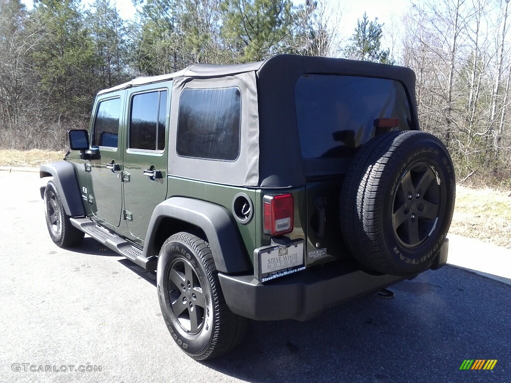 2007 Wrangler Unlimited X - Jeep Green Metallic / Dark Slate Gray/Medium Slate Gray photo #8