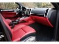 Black/Garnet Red 2016 Porsche Cayenne S Interior Color