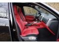 Black/Garnet Red 2016 Porsche Cayenne S Interior Color