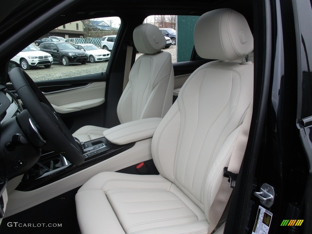 2017 X5 xDrive35i - Carbon Black Metallic / Ivory White/Black photo #11