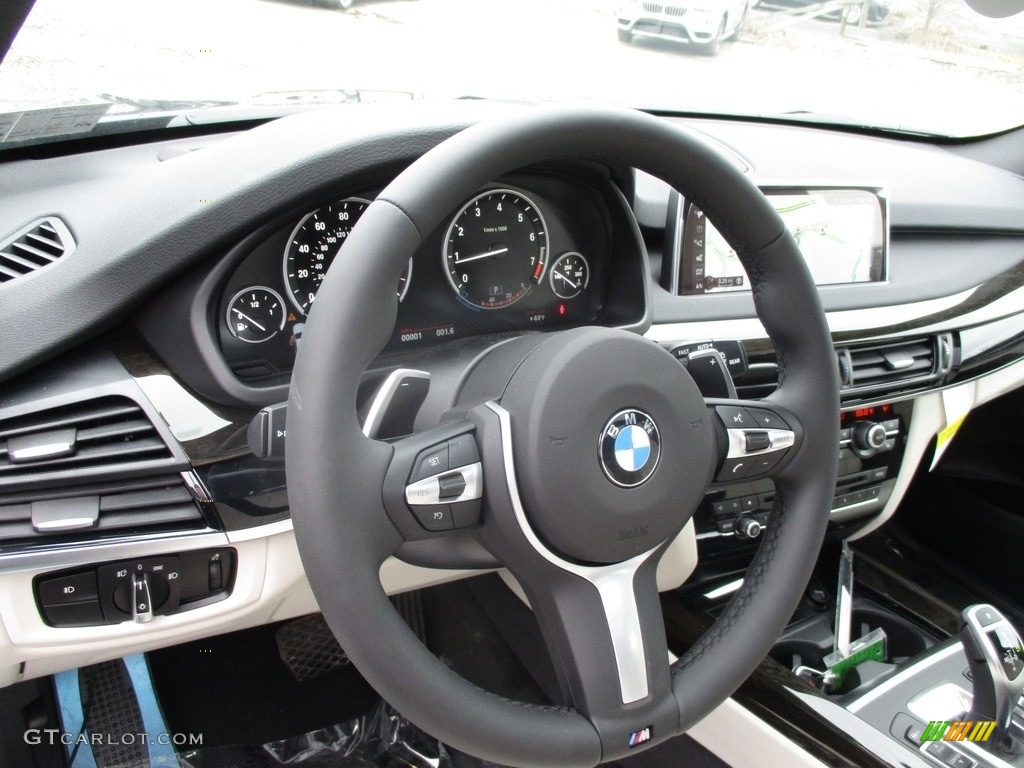2017 X5 xDrive35i - Carbon Black Metallic / Ivory White/Black photo #14