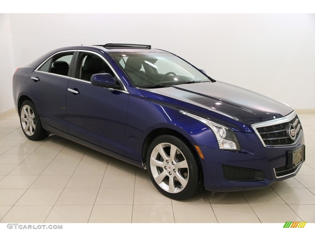 2014 ATS 2.0L Turbo AWD - Opulent Blue Metallic / Jet Black/Jet Black photo #1