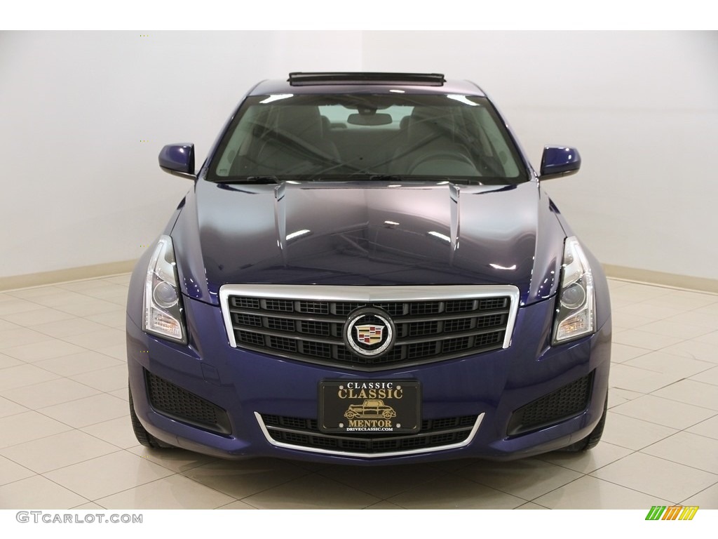 2014 ATS 2.0L Turbo AWD - Opulent Blue Metallic / Jet Black/Jet Black photo #2