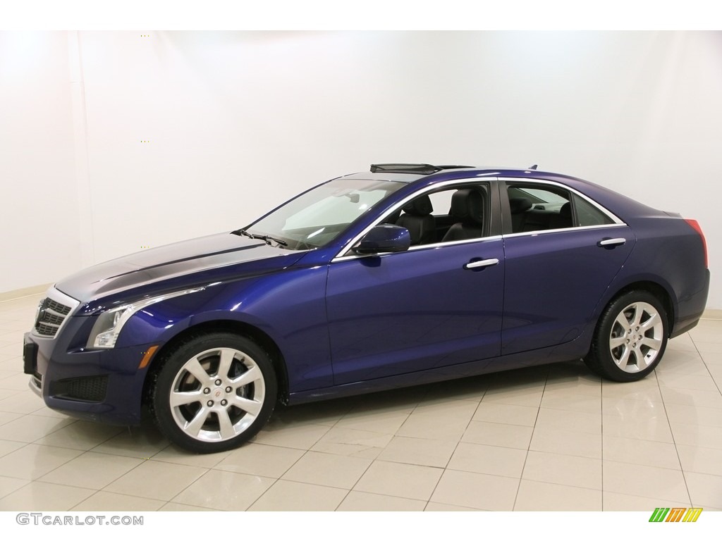 2014 ATS 2.0L Turbo AWD - Opulent Blue Metallic / Jet Black/Jet Black photo #3