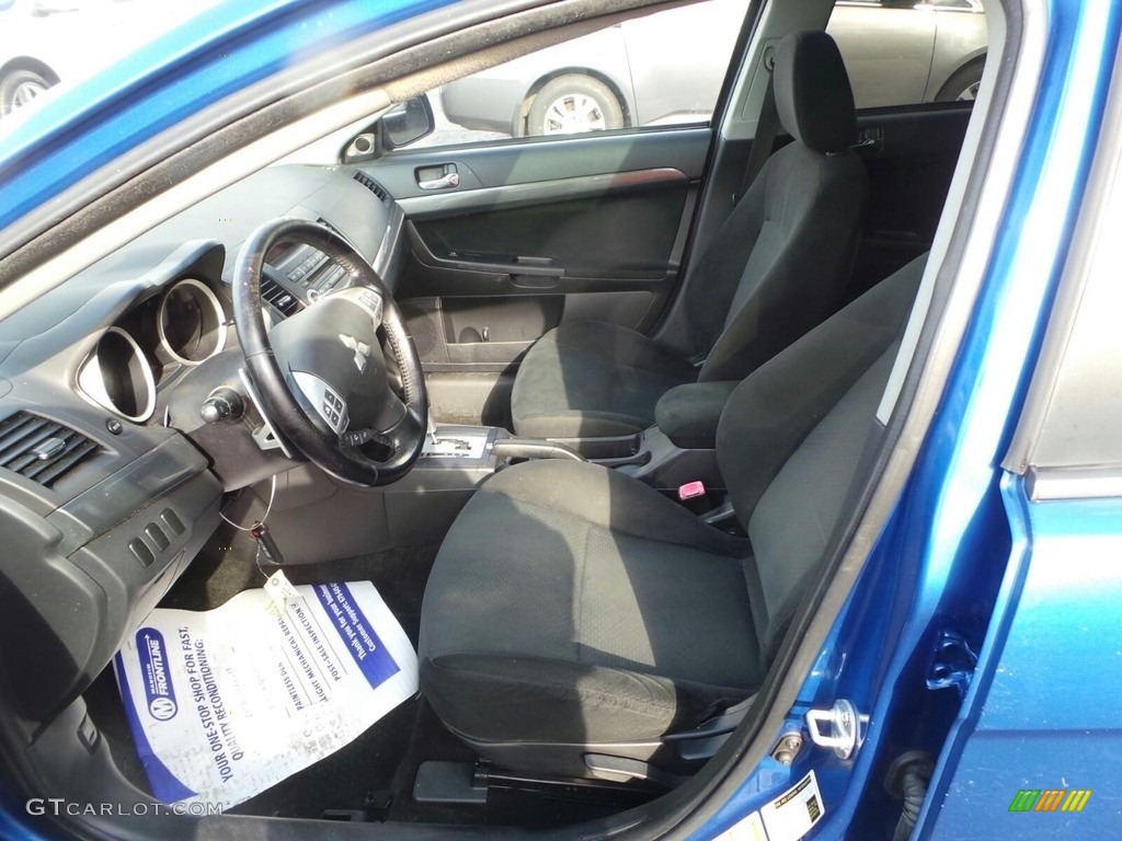 2009 Lancer GTS - Octane Blue Pearl / Black photo #3