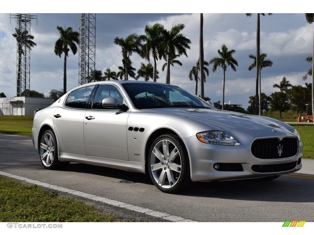 Grigio Touring (Silver) 2009 Maserati Quattroporte Standard Quattroporte Model Exterior Photo #118584724