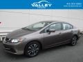 2014 Urban Titanium Metallic Honda Civic EX Sedan  photo #1