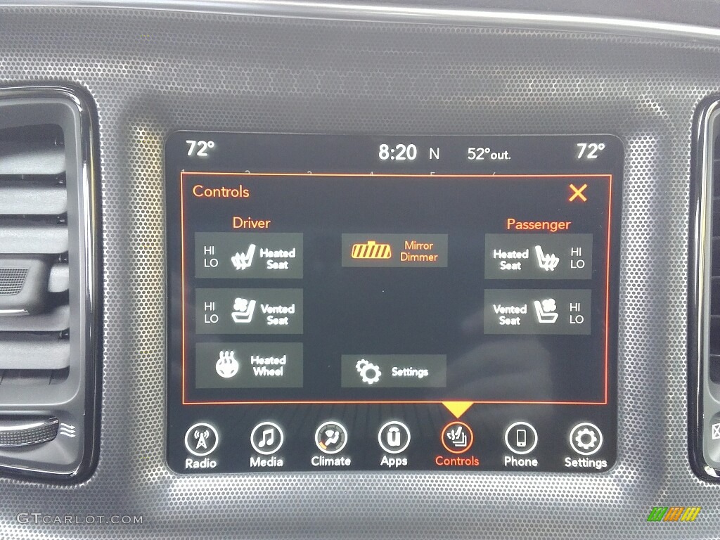 2017 Dodge Challenger GT AWD Controls Photo #118585621