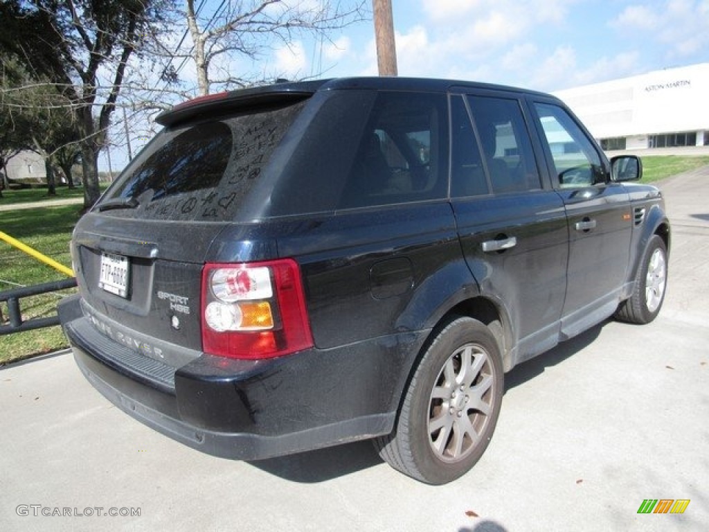 2007 Range Rover Sport HSE - Java Black Pearl / Alpaca Beige photo #6