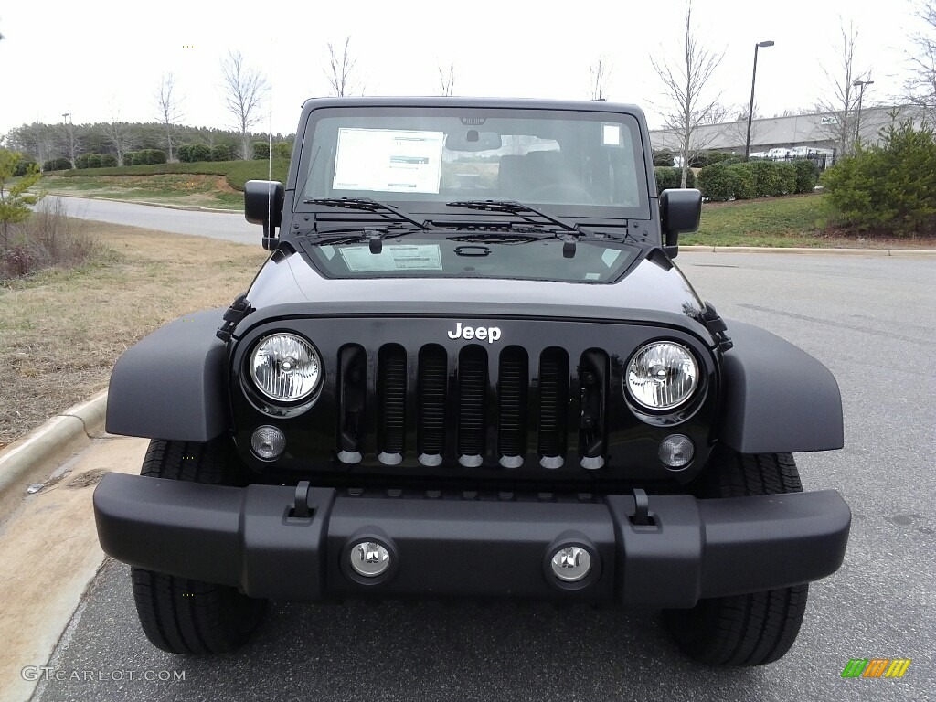 2017 Wrangler Sport 4x4 - Black / Black photo #3