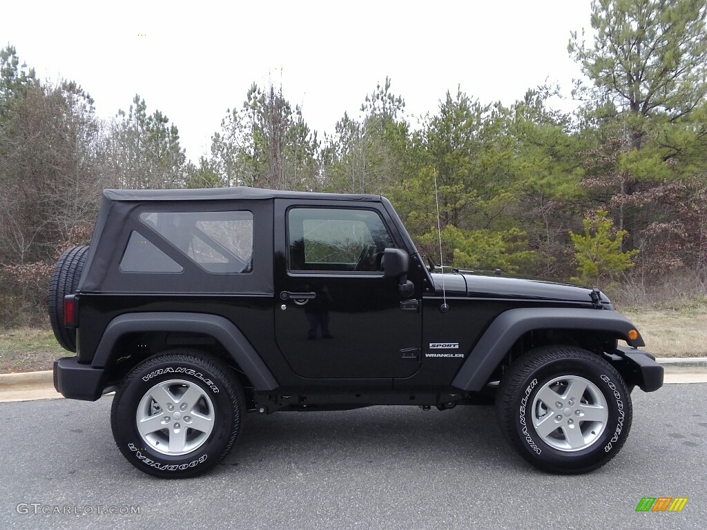 2017 Wrangler Sport 4x4 - Black / Black photo #5