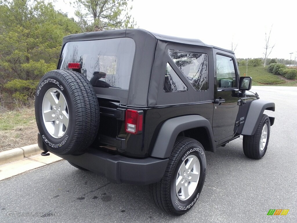 2017 Wrangler Sport 4x4 - Black / Black photo #6