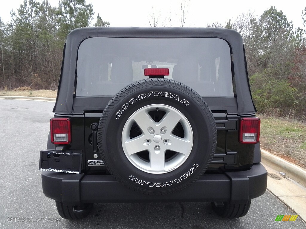 2017 Wrangler Sport 4x4 - Black / Black photo #7