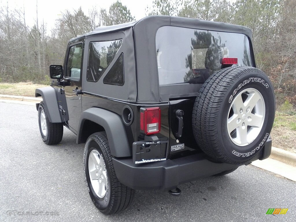 2017 Wrangler Sport 4x4 - Black / Black photo #8