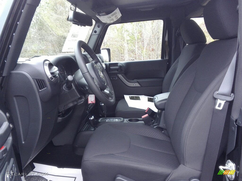 2017 Wrangler Sport 4x4 - Black / Black photo #11