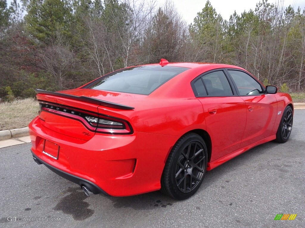 2017 Charger R/T Scat Pack - Go Mango / Black photo #6