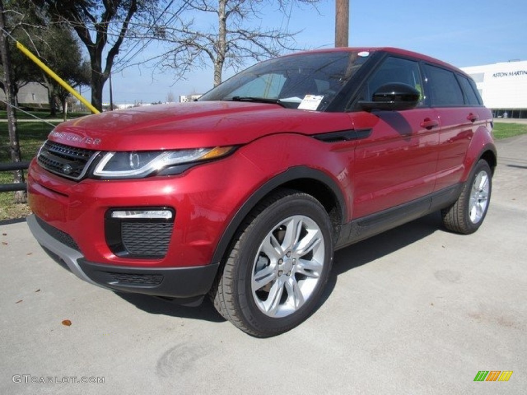 Firenze Red Metallic 2017 Land Rover Range Rover Evoque SE Exterior Photo #118588207
