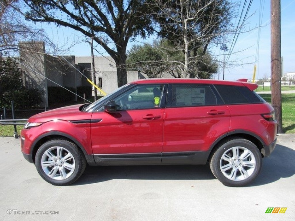 Firenze Red Metallic 2017 Land Rover Range Rover Evoque SE Exterior Photo #118588228