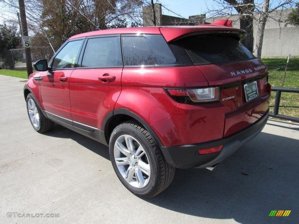 2017 Range Rover Evoque SE - Firenze Red Metallic / Ebony/Ebony photo #12