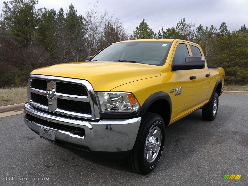 Detonator Yellow 2017 Ram 2500 Tradesman Crew Cab 4x4 Exterior Photo #118588690