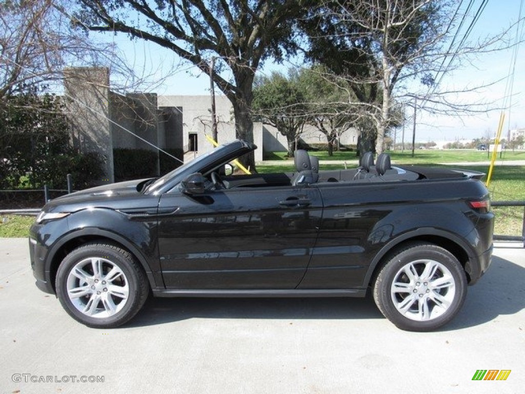 2017 Range Rover Evoque Convertible HSE Dynamic - Santorini Black Metallic / Ebony/Ebony photo #11