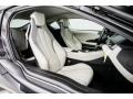 2017 BMW i8 Mega Carum Spice Gray Interior Front Seat Photo