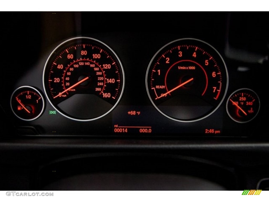 2017 BMW 3 Series 330i Sedan Gauges Photo #118589095