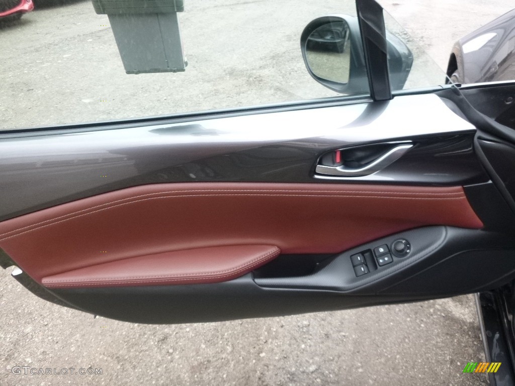 2017 Mazda MX-5 Miata RF Grand Touring Tan Door Panel Photo #118589674